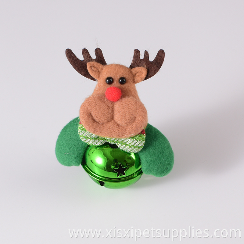 christmas pet toy for cat bell santa playing toy